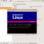 Oracle Enterprise Linux boot
